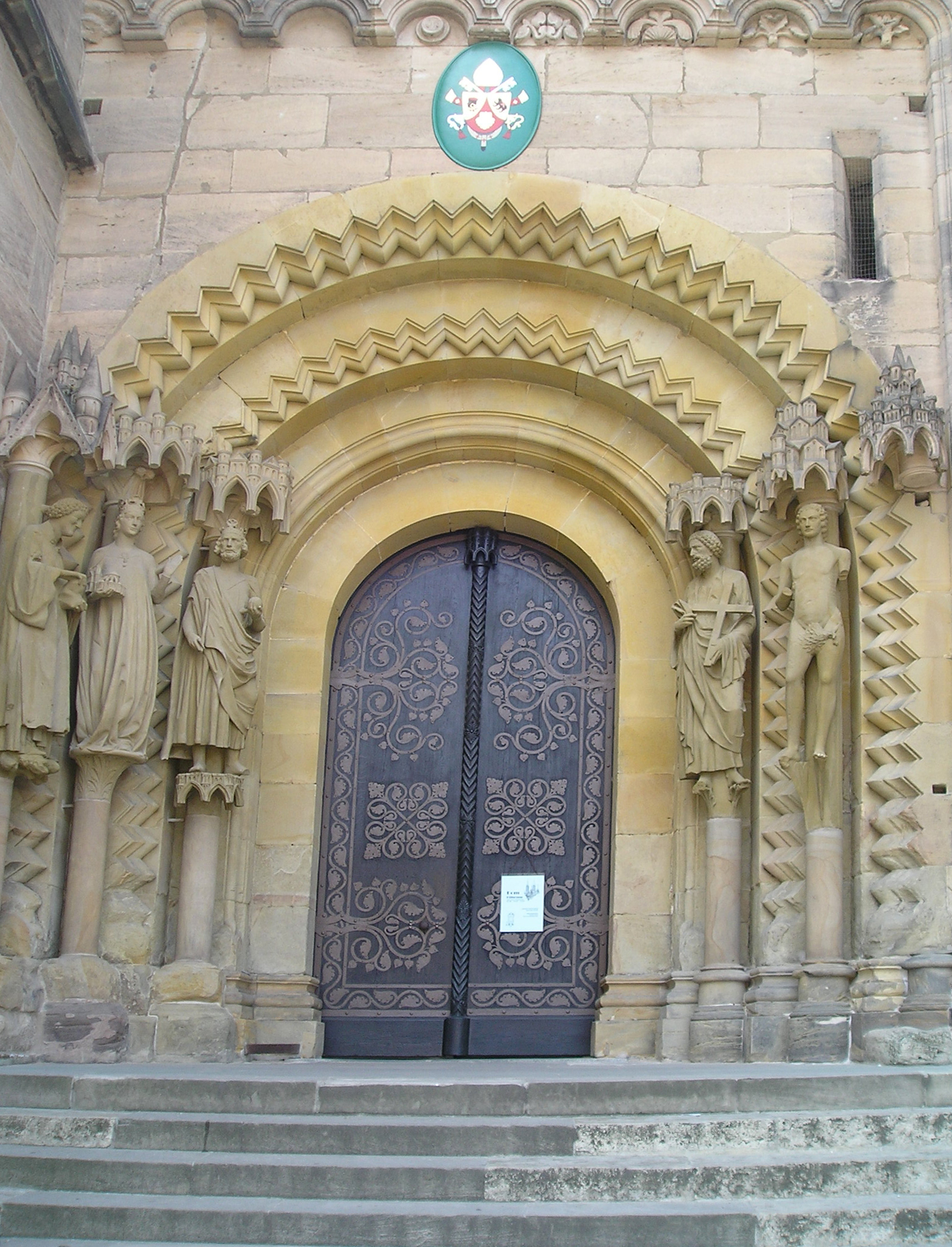 Bamberg, Dom, Adamsportal, vor 1230
